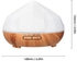 Ultrasonic Humidifier Essential Oil Diffuser White 0.58kg