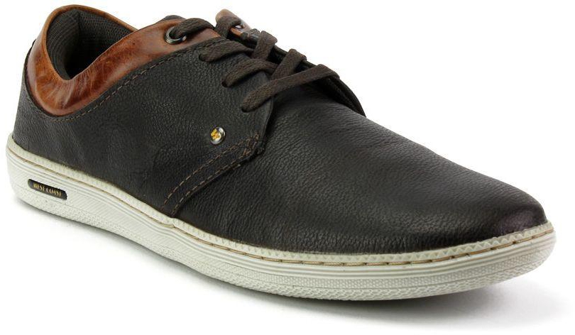 West Coast 110526143 Udine Lace UP Shoes For Men-Black, 43 EU