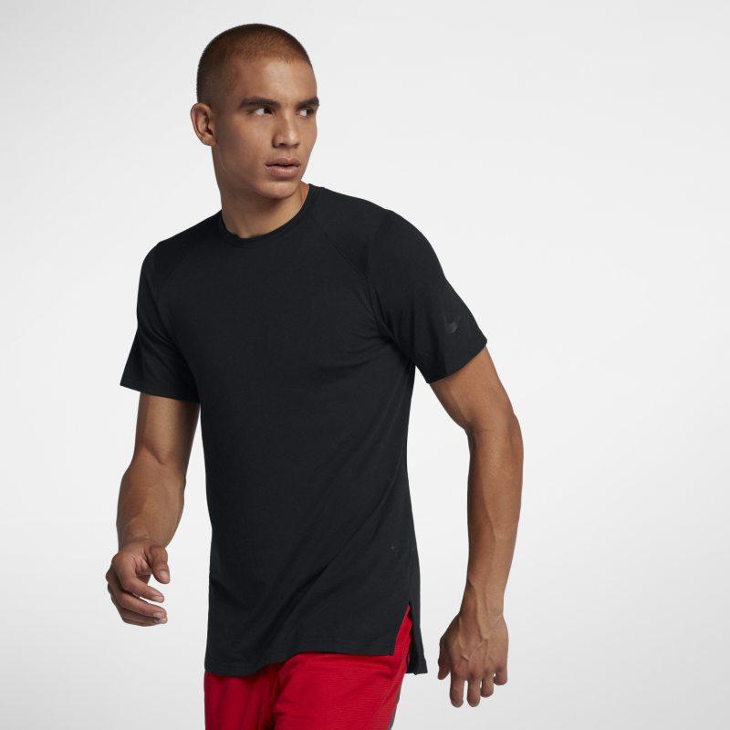 Nike Breathe Elite Men's Short-Sleeve Basketball Top - Black