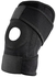 Kokobuy Adjustable Strap Elastic Patella Sports Support Brace Black Neoprene Knee