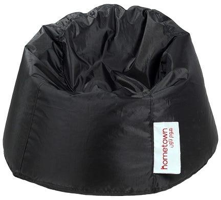 Get PVC Bean Bag, 48×74 - Black with best offers | Raneen.com