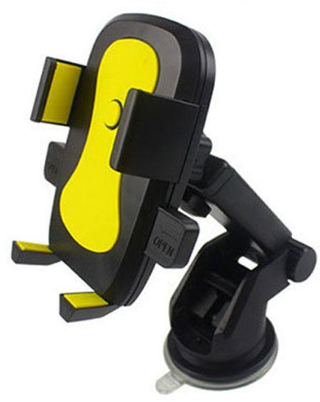 Mobile Holder Auto Close For Car Compatible With All Mobile – A3 – Yellow