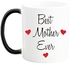 Funky Store Mother's Day Gift Best Mother Ever Printed 11OZ Ceramic Magic Mug, 330ml