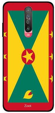 غطاء حماية واقٍ لهاتف شاومي بوكو X2 منتج بنمط علم جرينادا