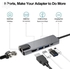  5 In 1 Type-C Expansion Hub USB C To HDMI+LAN+TYPE C+ 2*USB 3.0 Adapter
