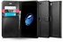 iPhone 7 Plus Case, Spigen Premium Wallet S Black