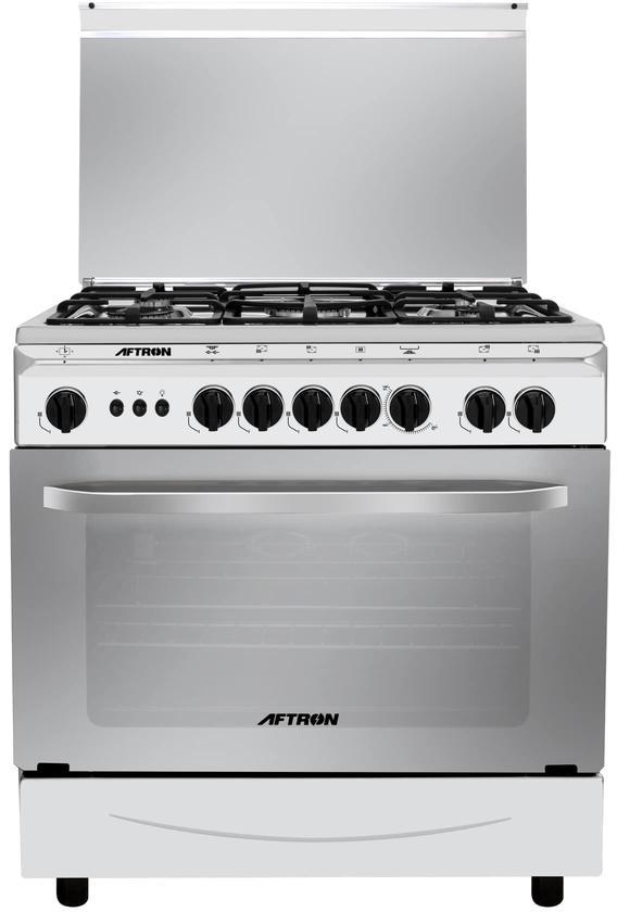 Aftron Freestanding 5-Burner Gas Cooker, AFGR8055FST (60 x 80 x 83 cm)
