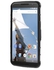 Generic Anti-slip PC and TPU Combo Case with Kickstand for Motorola Nexus 6 XT1100 XT1103 - Black