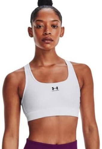 Under Armour Womens Under Armour HG Armour Mid Padless White / White / Black L