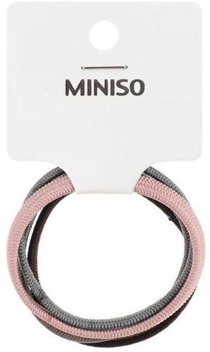 Miniso Flat Rubber Band 4pcs - Colored