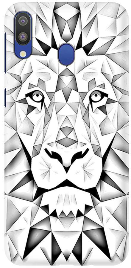 Matte Finish Slim Snap Case Cover For Samsung Galaxy M20 Poly Lion