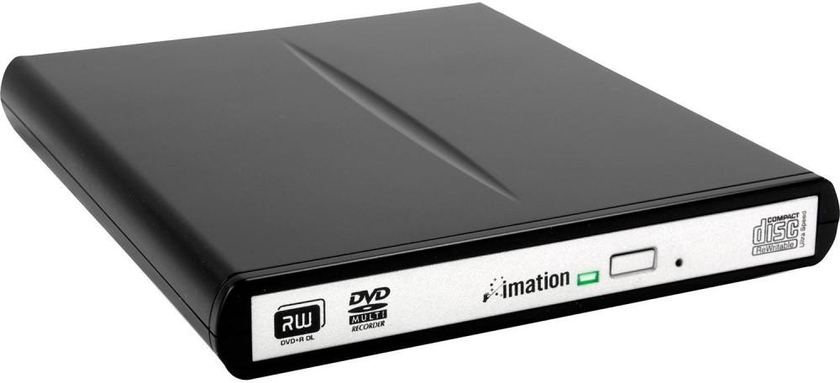 Imation SD020208021 Drive Ea 8X Slim Dvd External Black 2Box/Ctn