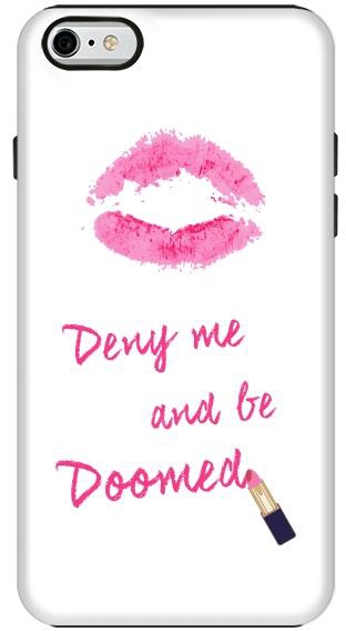 Stylizedd Apple iPhone 6 Plus Premium Dual Layer Tough Case Cover Gloss Finish - Raining Lipsticks