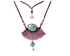 Women necklaces Jewelry Fashion Stone Pendants Vintage Multicolor Necklace Handmade