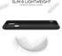 Huawei Nava 3e/P20 Lite  Liquid Silicone Shockproof Drop Protection Case Slim Thin Full Wrap Soft TPU Back Cover Black