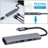 Slim USB C Hub 5 In 1 4K HDMI USB 3.0 Port For IPa