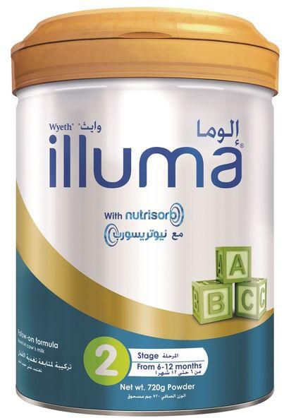 WYETH ILLUMA 2 Follow On Formula Milk 720g