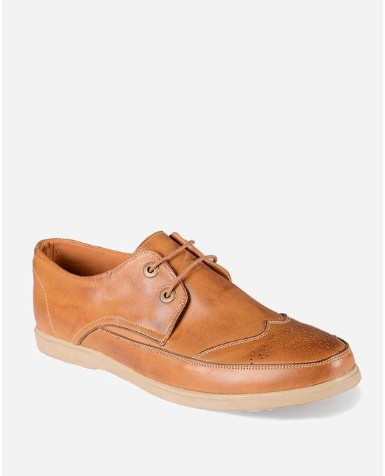 Divinch Casual Lace up Shoes - Camel