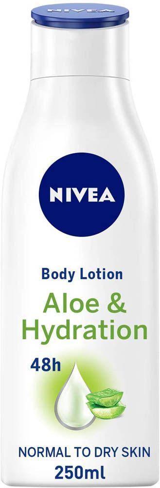Nivea - Body Lotion Aloe & Hydration For Normal Skin 250Ml- Babystore.ae