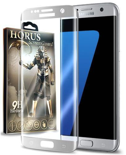 Horus Real Curved Glass Screen Protector For Samsung Galaxy S7 Edge - Silver