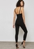 Lace Up Ribbed Jumpsuit