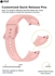 Silicone Replacement Strap For Samsung Galaxy Watch Active 40mm Light Pink