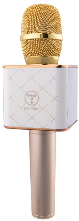 Q7 Wireless Karaoke Microphone Gold