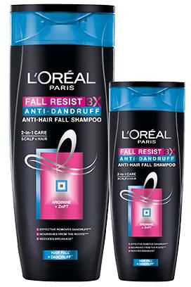 Loreal Anti Dandruff Shampoo Fall Resist 3X - 330ml price from eromman in  Saudi Arabia - Yaoota!