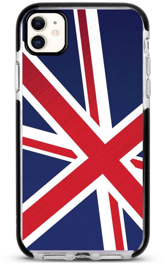 Protective Case Cover For Apple iPhone 11 Flag Of UK Full Print