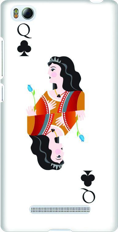 Stylizedd Xiaomi Mi 4i Slim Snap Case Cover Matte Finish - Queen of Clubs