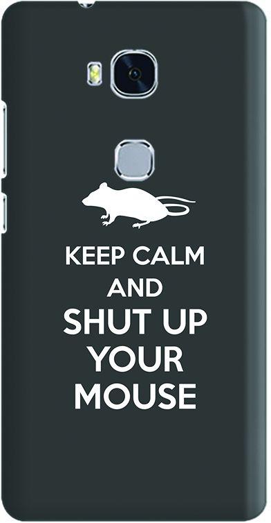 Stylizedd Huawei Honor 5X Slim Snap Case Cover Matte Finish - Shut up your mouse