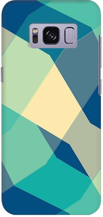 Stylizedd Samsung Galaxy S8 Slim Snap Case Cover Matte Finish - Checkered Aqua