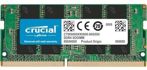 Crucial 8GB DDR4 2666 MT/s (PC4-21300) SODIMM 260-Pin Memory - CT8G4SFRA266