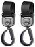 Baby Stroller Hooks, DMG 2Pcs 360-degree Rotating Stroller Carriage Storage Bag Hooks, Heavy Duty Non-Slip Stroller Bag Clips for Hanging Diaper Bags (Black)