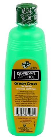 Green Cross Isopropyl Alcohol 70% - 250 ml