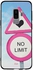غطاء حماية لهاتف سامسونج جالاكسي S9 بلس نمط إشارة الحب بلا حدود