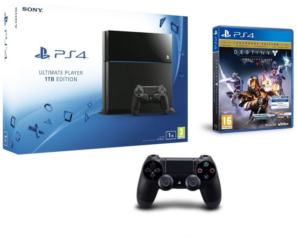 Sony Playstation 4 1TB Ultimate Player Edition + Extra Controller + Destiny: The Taken King