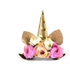 Cute Cartoon Styled Elastic Headband Gold/Pink/White