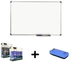 Magnetic White Board 90*120 With Two Sets Of Marker 24 PCS And Duster