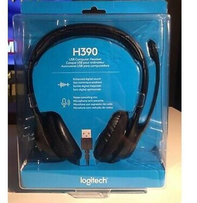 Logitech H390 USB Headset & Noise-canceling Microphone