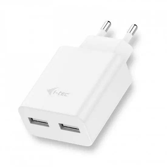 i-tec USB Power Charger 2 Port 2.4A White | Gear-up.me