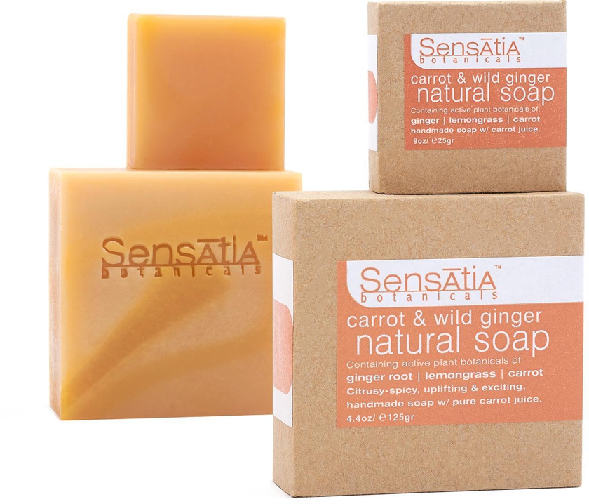 Sensatia Carrot &amp; Wild Ginger Natural Soap