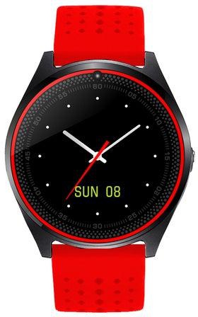 V9 Quad Smartwatch Black/Red