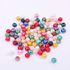 Generic 100 Pcs Colorful Round Spacer Loose Beads 6mm Jewelry-