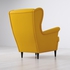 STRANDMON Wing chair - Skiftebo yellow