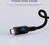Aukey Nylon Braided USB-C To USB-C Cable 1.8m Black