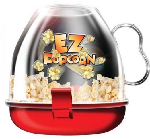EZ Popcorn Maker Cooking in Microwave