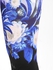 Plus Size Flower Colorblock High Waisted Capri Leggings - 2x | Us 18-20