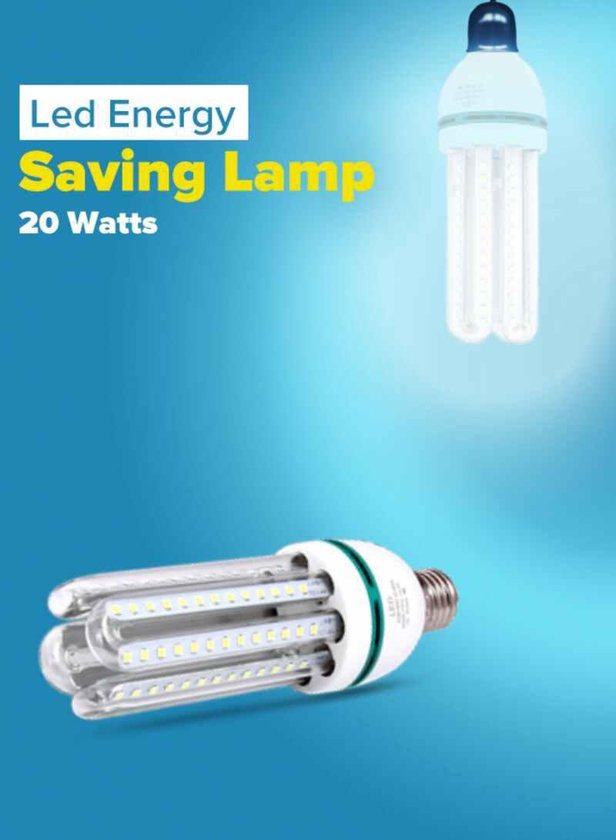 Spiral LED Bulb White 20 watts