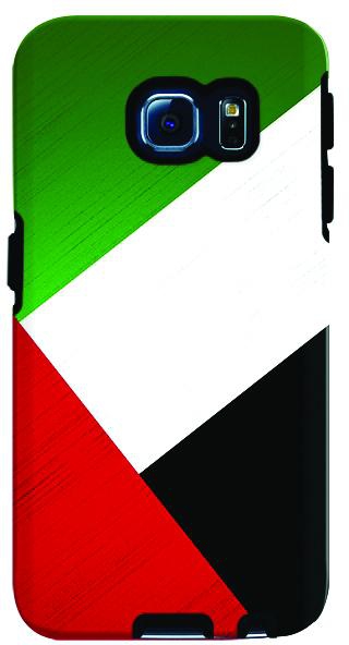Stylizedd Samsung Galaxy S6 Edge Premium Dual Layer Tough Case Cover Gloss Finish - Flag of UAE